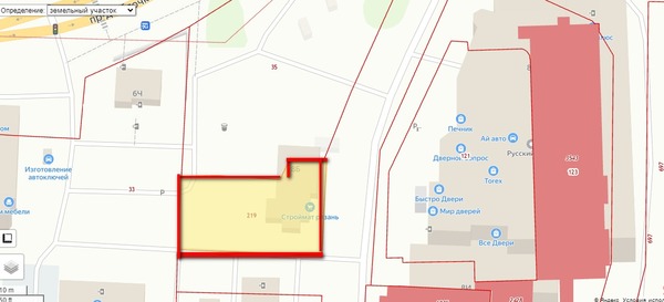 Продам землю для коммерческого использования 1 115 соток, Садоводство, Яблочкова проезд, 8Б, Рязань г