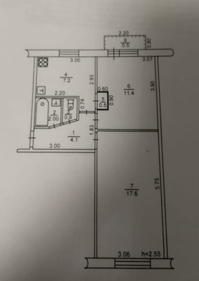 Продам двухкомнатную (2-комн.) квартиру, Высоковольтная ул, 1, Цимлянск г