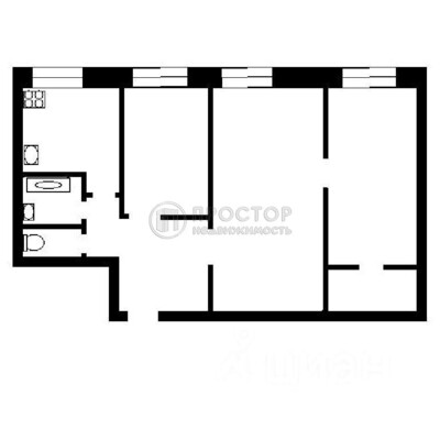 Продам трехкомнатную (3-комн.) квартиру, Андропова пр-кт, 26, Москва г