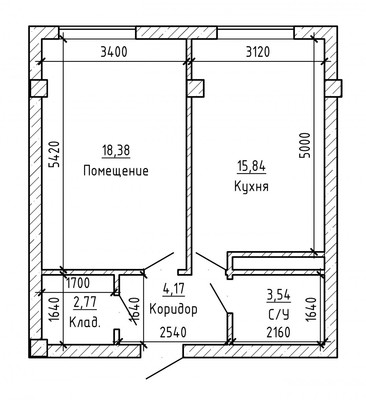 Продам однокомнатную (1-комн.) квартиру, Тарчокова ул, 33, Нальчик г