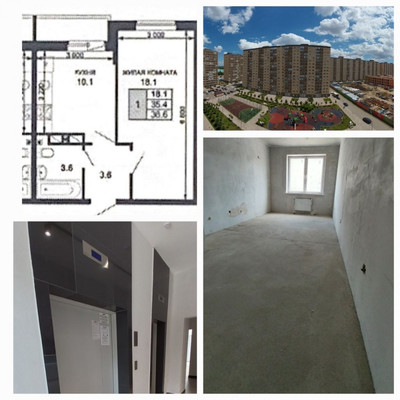 Продам однокомнатную (1-комн.) квартиру, им. лётчика Позднякова ул, 2к14, Краснодар г