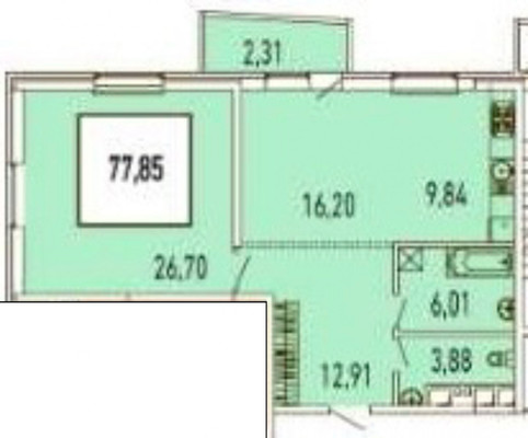 Продам двухкомнатную (2-комн.) квартиру, Старокубанская ул, 137/1к1, Краснодар г