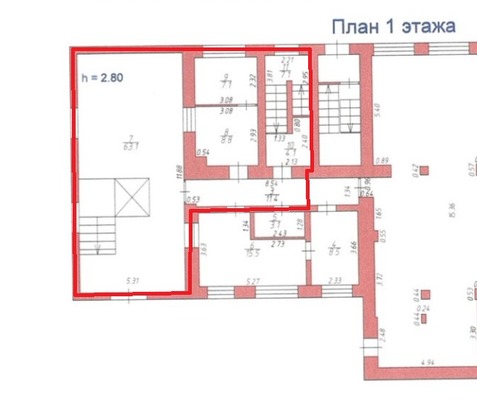 Сдам коммерческое помещение 350 м2, Чистова ул, 12, Подольск г