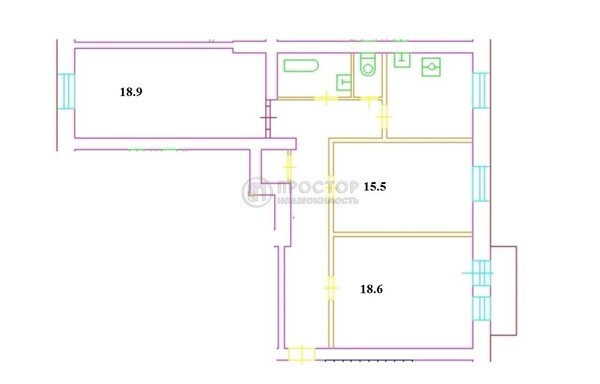 Продам трехкомнатную (3-комн.) квартиру, Стратонавтов проезд, 9, Москва г