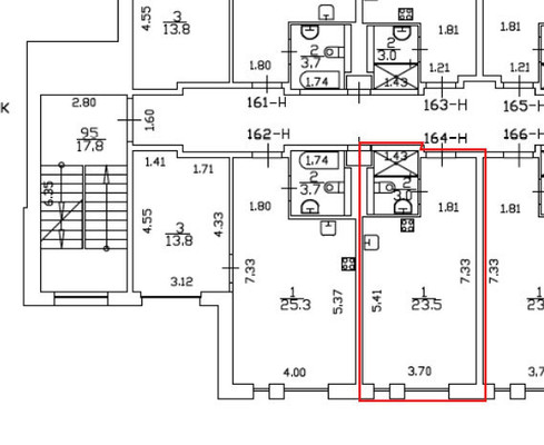 Продам коммерческое помещение 26,5 м2, Социалистическая ул, 21, Санкт-Петербург г