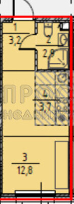 Продам однокомнатную (1-комн.) квартиру, Красного Маяка ул, 26А, Москва г