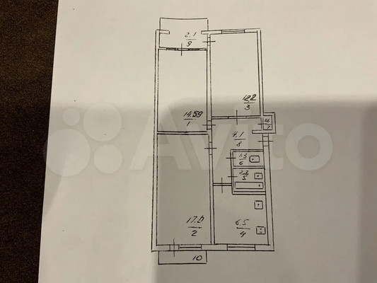 Продам трехкомнатную (3-комн.) квартиру, Воровского ул, 65, Симферополь г