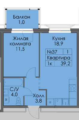 Продам однокомнатную (1-комн.) квартиру (долевое), Тан ул, Казань г