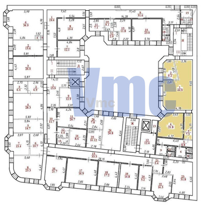 Сдам коммерческое помещение 84 м2, Столовый пер, 6, Москва г
