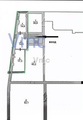 Сдам коммерческое помещение 60 м2, Новинский б-р, 20А 3-6, Москва г