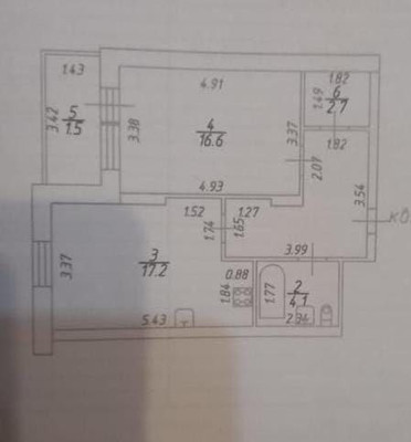 Продам однокомнатную (1-комн.) квартиру, Восход ул, 16, Казань г