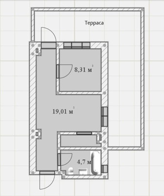 Продам двухкомнатную (2-комн.) квартиру, Кипарисовая (Хостинский р-н) ул, 9, Сочи г