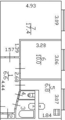 Продам двухкомнатную (2-комн.) квартиру, Евдокима Огнева ул, 4Мк1, Санкт-Петербург г