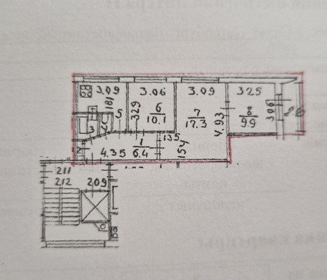 Продам трехкомнатную (3-комн.) квартиру, Дальневосточный пр-кт, 34Нк1, Санкт-Петербург г