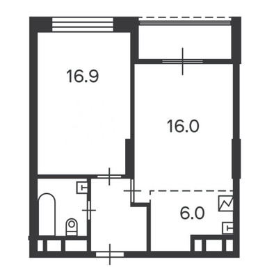 Продам двухкомнатную (2-комн.) квартиру, Клинская ул, 2ак7, Москва г