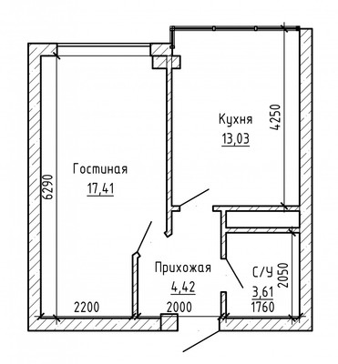 Продам однокомнатную (1-комн.) квартиру, Тлостанова ул, 32, Нальчик г