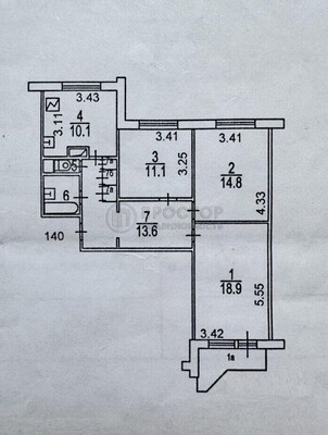 Продам трехкомнатную (3-комн.) квартиру, 800-летия Москвы ул, 32, Москва г