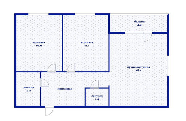 Продам двухкомнатную (2-комн.) квартиру, им. Героя Ростовского ул, 8к6, Краснодар г