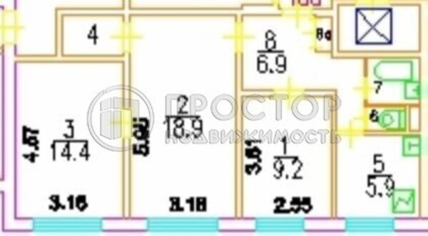 Продам трехкомнатную (3-комн.) квартиру, Тарусская ул, 8, Москва г