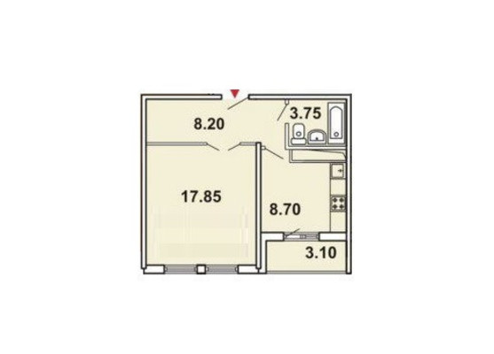 Продам однокомнатную (1-комн.) квартиру, Лихоборские Бугры ул, 4к1, Москва г