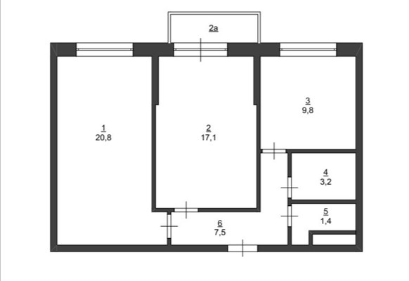 Продам двухкомнатную (2-комн.) квартиру, Матвеевская ул, 11, Москва г