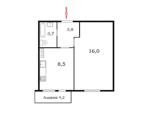 Продам однокомнатную (1-комн.) квартиру, Караваевская ул, 28Ак1, Санкт-Петербург г