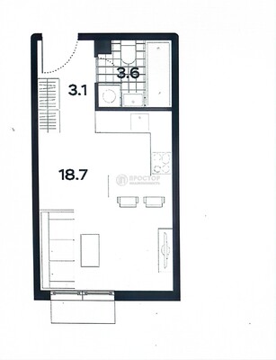 Продам однокомнатную (1-комн.) квартиру, Красного Маяка ул, 26А, Москва г