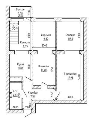 Продам многокомнатную квартиру, Тарчокова ул, 30, Нальчик г