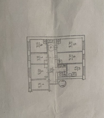 Продам комнату в 5-комн. квартире, Белова ул, 25, Мирное с