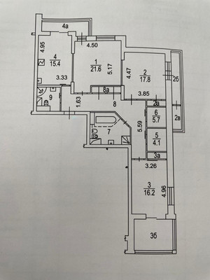 Продам трехкомнатную (3-комн.) квартиру, Ярцевская ул, 27к1, Москва г