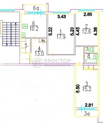 Продам трехкомнатную (3-комн.) квартиру, Вернадского пр-кт, 119, Москва г