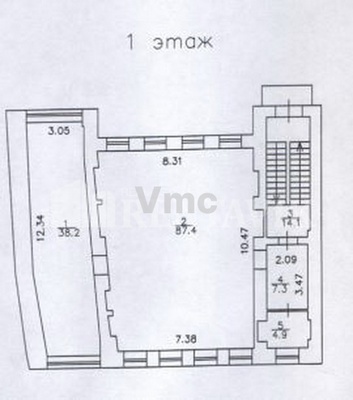 Сдам коммерческое помещение 311 м2, 1-й Колобовский пер, 17 1, Москва г