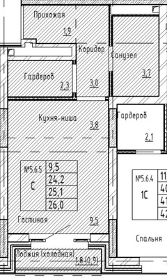 Продам однокомнатную (1-комн.) квартиру, Тагильская ул, 6, Москва г