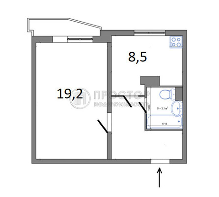 Продам однокомнатную (1-комн.) квартиру, Балаклавский пр-кт, 5, Москва г