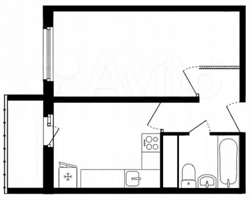 Продам однокомнатную (1-комн.) квартиру, Жданова ул, 21, Ростов-на-Дону г