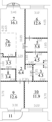 Продам трехкомнатную (3-комн.) квартиру, Академика Королева ул, 21, Москва г