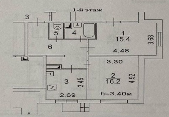 Продам двухкомнатную (2-комн.) квартиру, 2307кБ, Зеленоград г