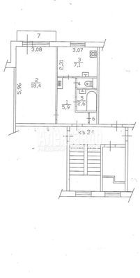 Продам однокомнатную (1-комн.) квартиру, 78, Щеглово д