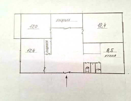 Продам трехкомнатную (3-комн.) квартиру, 25 Октября пр-кт, 52, Гатчина г