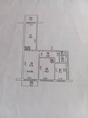 Продам трехкомнатную (3-комн.) квартиру, Максима Горького ул, 186, Ростов-на-Дону г