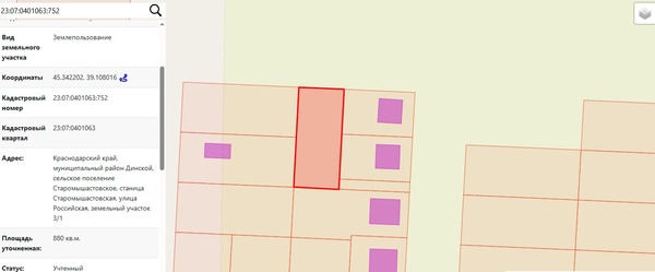 Продам участок 8,8 соток, ИЖС, Российская ул, Старомышастовская ст-ца, 0 км от города