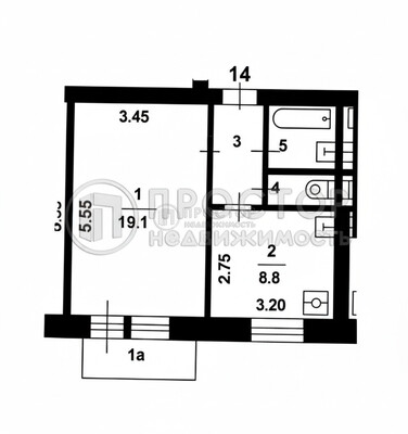 Продам однокомнатную (1-комн.) квартиру, Петровско-Разумовский проезд, 24к18, Москва г