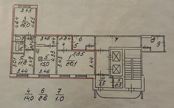 Продам трехкомнатную (3-комн.) квартиру, Стародеревенская ул, 20к2, Санкт-Петербург г