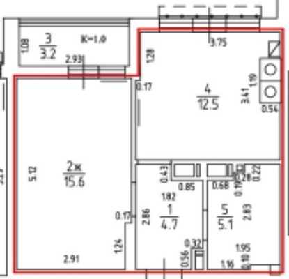 Продам однокомнатную (1-комн.) квартиру, Генерала Челнокова ул, 27, Калининград г