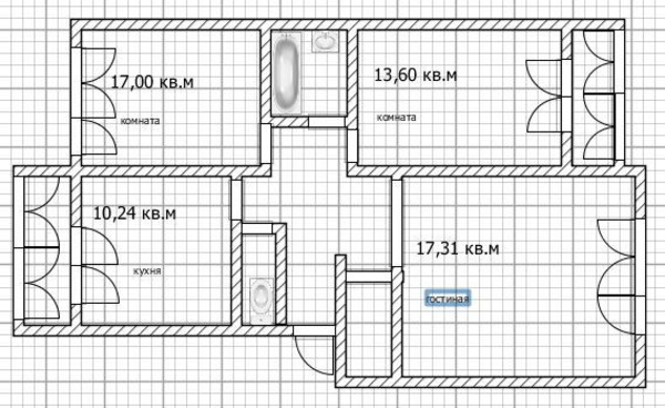 Продам трехкомнатную (3-комн.) квартиру, Андрея Галицина ул, 3, Путевка п