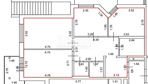 Продам трехкомнатную (3-комн.) квартиру, Шевченко ул, 12к1, Всеволожск г
