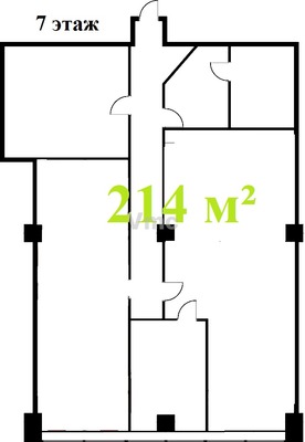 Сдам коммерческое помещение 214,4 м2, Нижняя Красносельская ул, 35 64, Москва г