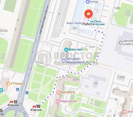 Продам коммерческое помещение 44,7 м2, Кировоградская ул, 9к1, Москва г