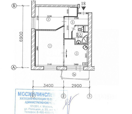 Продам двухкомнатную (2-комн.) квартиру, Академика Павлова ул, 46, Москва г