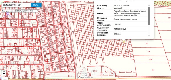 Продам участок 6 соток, ИЖС, Ялтинская ул, Николаевка пгт, 0 км от города